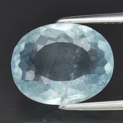 2.86ct 11.4x9mm Oval Natural Unheated Blue Aquamarine, Brazil