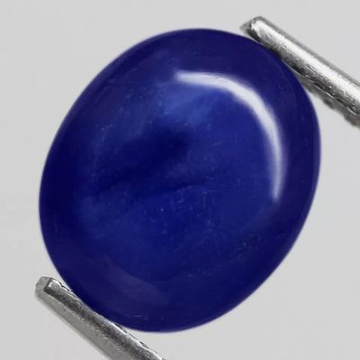 2.86Ct. Ravishing Sapphire Cornflower Blue Oval Cabochon Mozambique Stunning