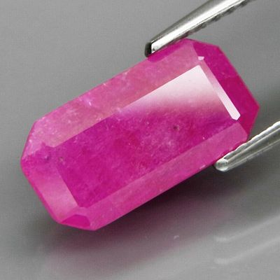 2.97 Ct. Museum Gem! Top Red Pink Normal Heated Ruby Mozambique Perfect Shape 12.5x6.5 mm