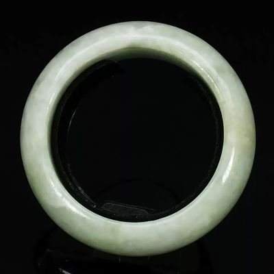 -20.38ct Natural Untreated Green Jade Gemstone Myanmar Ring Size 7.5