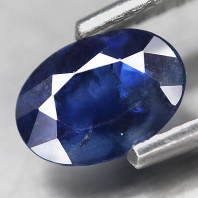 --0.72Ct. Natural Gemstone Sapphire Blue Oval Normal Heated Thailand Charming!
