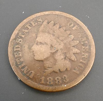 סנט ארה"ב ראש אינדיאני
שנה 1883
מצב כפי התמונות