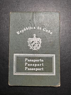 דרכון קובני נדיר ! Cuba passport ויזות