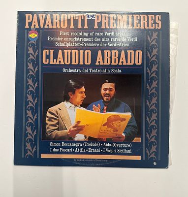 עלה כעת! תקליט במצב חדש 
Pavarotti Premieres