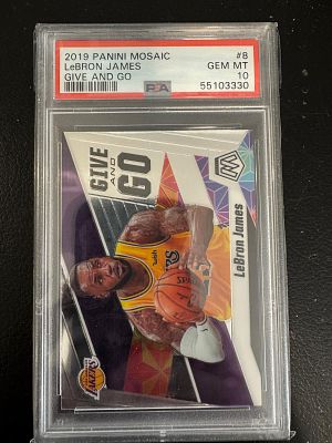 קלף מדורג 10 של לברון ג׳יימס . Give and Go 2019