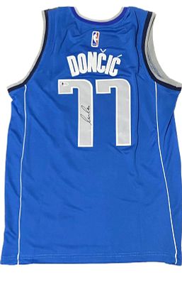 חולצה חדשה איכותית ומיוחדת של לוקה דונצי׳ץ במדי דאלאס של . Nike Swingman חתומה עם עימות חתימה 