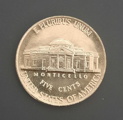 חמש סנט ניקל ארה"ב 
מצב מינט UNC
שנה 1990D