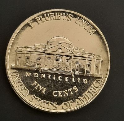 חמש סנט ניקל ארה"ב 
מצב מינט UNC
שנה 1992