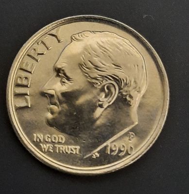 עשר סנט דיים ארה"ב
מצב מינט UNC
שנה 1990