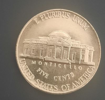 חמש סנט ניקל ארה"ב 
מצב מינט UNC
שנה 1995