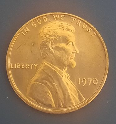 סנט ארה"ב מצב מינט UNC
שנה 1970