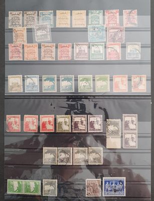 בולי פלשתינה המנדט הבריטי בא"י + 2 בולי גרמנים ברלין