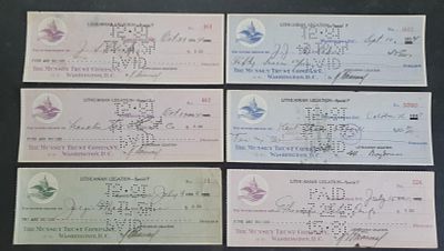 שגרירות של ליט"א בארה"ב 6 שיקים נדירים מאד