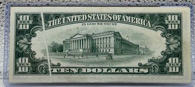 2 טעויות נדירות! 2 טעויות נדירות בשטר של 10$ ארה״ב בהדפסת השטר הנייר היה מקופל ושפתחו אותו זה 