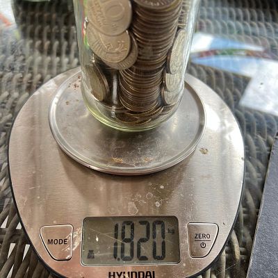 מקבץ גדול של מטבעות מאספן - לא נבדק! משקל 1,820