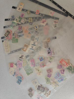 ישראל אוסף גדול מאד של בולי הכנסה ובולי מס. ראו צילומים