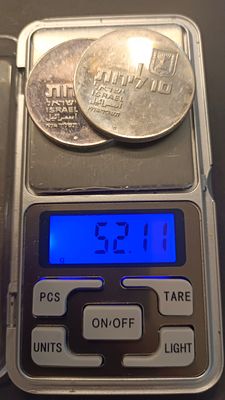 עלה כעת! זוג מטבעות כסף 10 לירות חברה הממשלתית למדליות