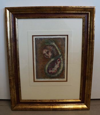 BELLA BRISEL - RETOUR -Oil on Paper. New Frame with Glass 50x40(frame sizes)