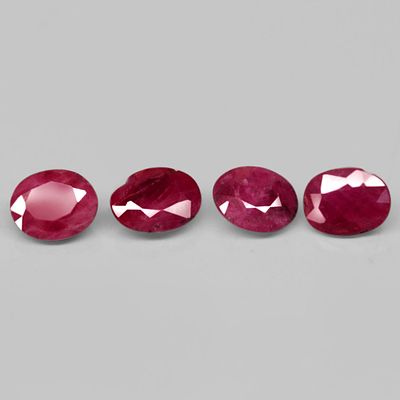 --1.4Ct. Natural Gemstone Ruby Pinkish Red Oval Facet Normal Heated Winza, Tanzania(C181)