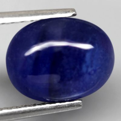 -3.24Ct. Natural Gemstone Sapphire Cornflower Blue Oval Cabochon Mozambique