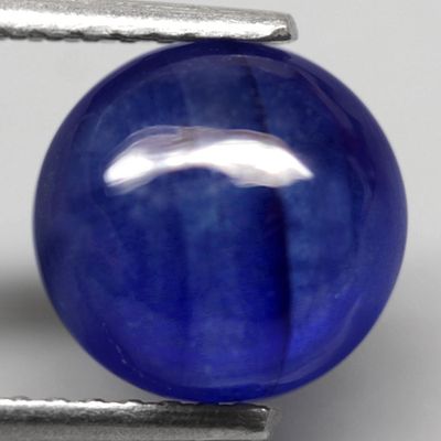 3.28Ct. Natural Gemstone Sapphire Cornflower Blue Round Cabochon Mozambique