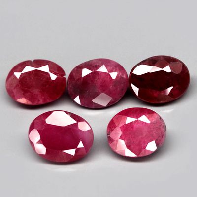 1.12Ct. Natural Gemstone Ruby Reddish Pink Oval Normal Heated Winza, Tanzania(C280)