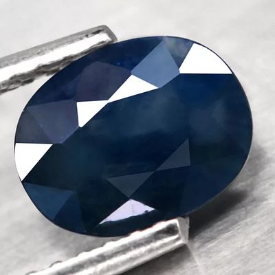 -1.04Ct. Normal Heated Sapphire Blue Oval Australia Precious Gem Ravishing Color