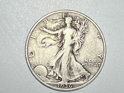 ארה"ב 1936
חצי דולר כסף 0.900 שנה מבוקשת מטבע במצב מעולה