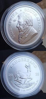 אונקיית קרוגראנד דרום-אפריקאי 2025 מציגה את אנטילופת הפרינגבוקו - בעל החיים הלאומי של דרום 