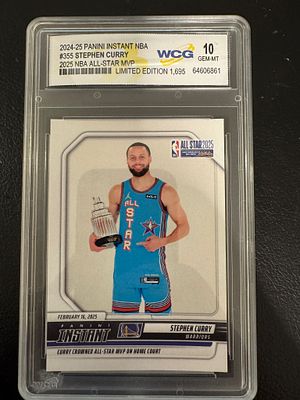 קלף ממוספר ומדורג 10 של סטפן קרי All Star MVP 2025