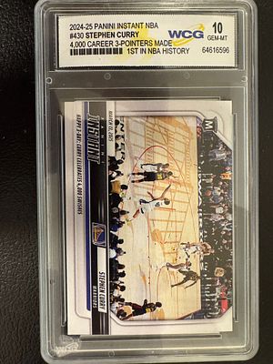 קלף ממוספר ומדורג 10 של סטפן קרי היחיד שהגיע ל 4000 נקודות משלשות בהיסטוריה של ה NBA.