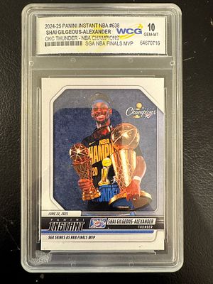 קלף ממוספר ומדורג 10 של הכוכב שיי גילג'ס-אלכסנדר.