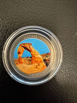 מטבע מיוחד ונדיר של Quarter מסידרת הפארקים בארה״ב.