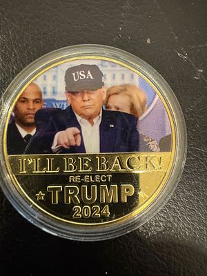 מדליה של הנשיא דונלד טראמפ.