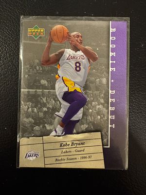 קלף מיוחד קובי בראיינט . Rookie debut . Upper Deck 2006.