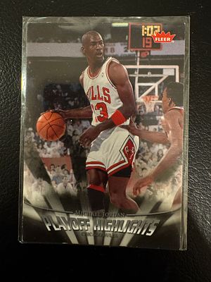 קלף מיוחד מייקל ג׳ורדן fleer 2007.