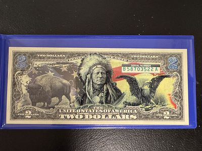 שטר מיוחד חוקי וסחיר של 2$ שיצא במהדורה מוגבלת של Eagle
