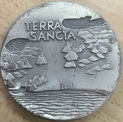 מדליה ממלכתית צליינים מכסף 935 משקל 116 גר , 59 ממ מצב מעולה