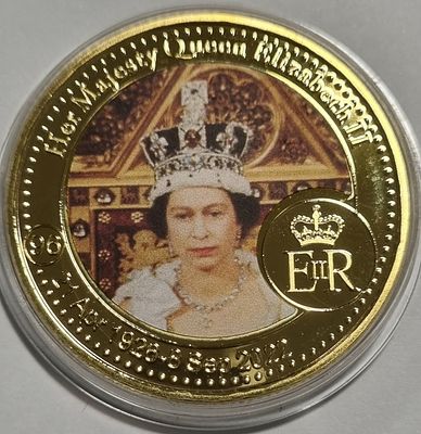 לאוהבי המלכה ....
אנגליה מטבע זיכרון 96 שנים למלכה 1926-2022 UNC, מטבע גדול שמור בקפסולה