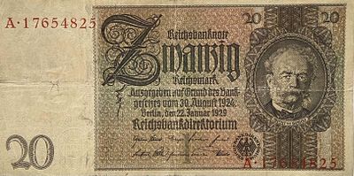 גרמניה 20 מארק 1929