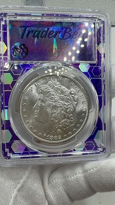 מטבע Morgan Dollar 1882-S – מצב UNC מטבע כסף אמריקאי מקורי משנת 1882, נטבע במטבעת סן-פרנסיסקו 