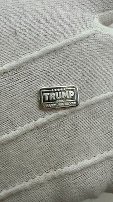 מטיל כסף 1 גרם! בהנפקה מיוחדת של דגל ארה״ב וד.טראמפ 2024. מטיל כסף טהור 999 במשקל גרם אחד 🪙. 