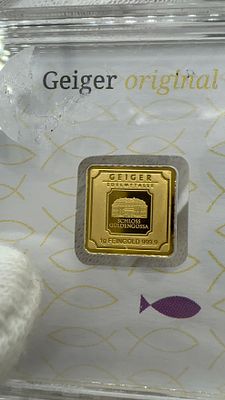 רק 12.5% עמלה! 1 גייגר זהב טהור! נדיר!. ✨השקעה בטוחה בזהב טהור!✨ מטבע **נדיר** עם תעודה. 💰אל 