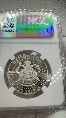 מטבע קנדי פרוף! MS70! חצי דולר 2025 S PF70 NGC First Releases. ✨ מטבע נדיר: **קנדי חצי דולר 2025 