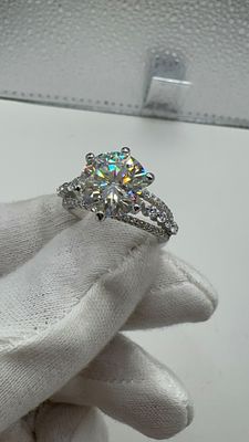 5 קראט! מואסנייט אבן מרכזית פ, נדיר!!!