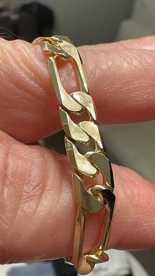 ✨צמיד גורמט זהב גולדפילד **יוקרתי** ונוצץ✨ מראה **אלגנטי** ומרשים במיוחד.👑 מתנה מושלמת לעצמך 