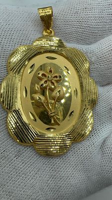 רק 12.5% עמלה! תליון יוקרתי בעיצוב פרחוני | עבודת יד. תליון יוקרתי בעיצוב פרחוני11.18 גרם! | 