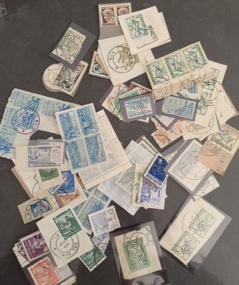 קק"ל מנהלת העם לוט גדול של בולים