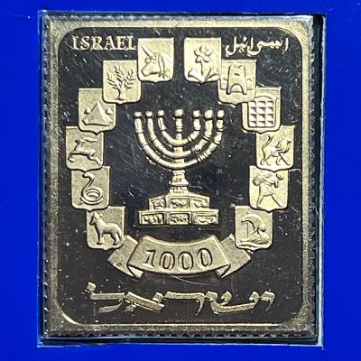 בוליון כסף סטרלינג 925 בציפוי זהב 24 קראט מהדורה מוגבלת נדירה! קשה להשגה! הטבעה מס' 18 מתוך 25 