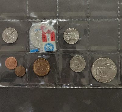 לוט מעורב ארצות הברית
Eisenhower Dollar
, Washington Quarter, 
Jefferson Nickel, Lincoln Cent 